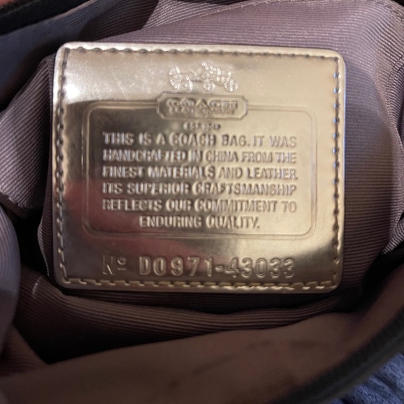 Coach Signature Madison Op Crossbody Bag - Picture 6 of 9